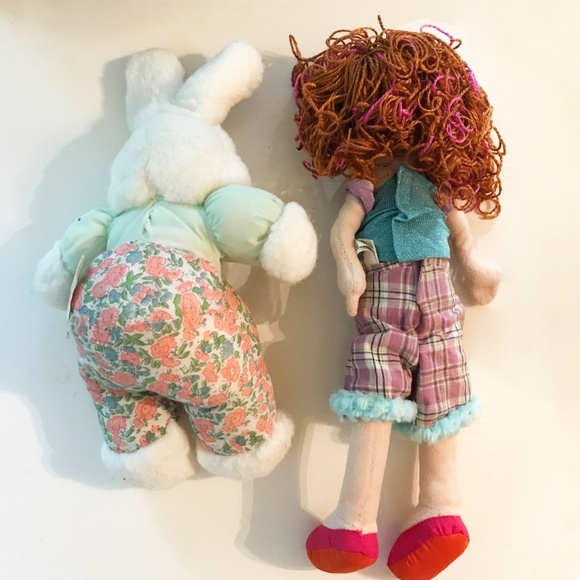 DOLL & BUNNY RABBIT TOYS - Picture 2 of 2